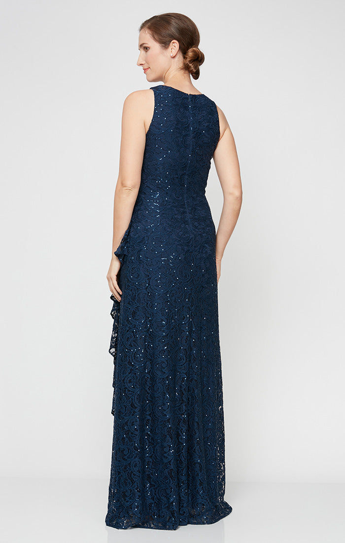 Regular - Elaine Sleeveless Lace Gown