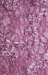 Plus Midi Lace Soutache Dress with Sweetheart Neckline