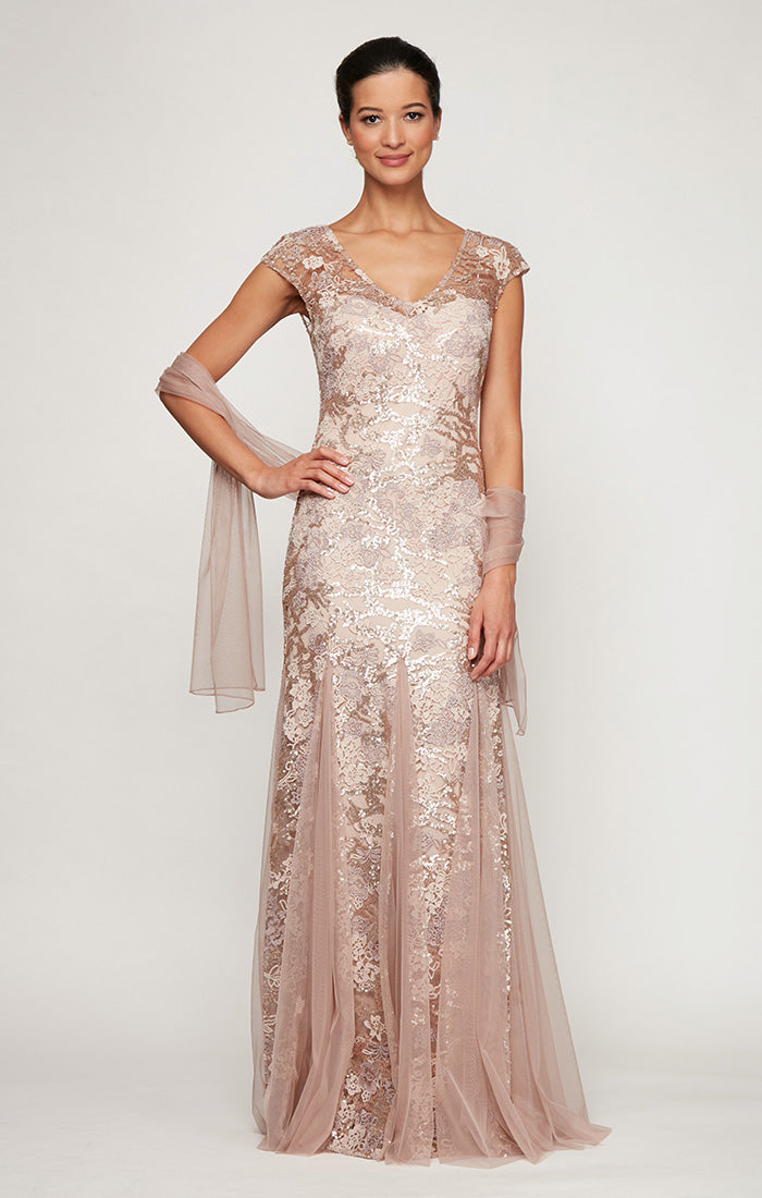 Emily Embroidered Fit and Flare Dress