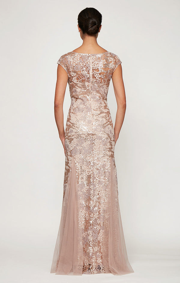 Petite Emily Embroidered Fit and Flare Dress