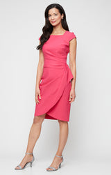 Tara Tulip Overlay Contour Dress