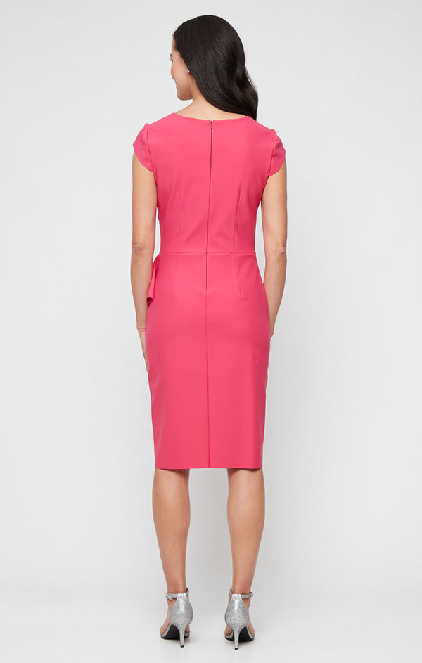 Tara Tulip Overlay Contour Dress