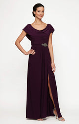 Celeste A-Line Matte Jersey Dress