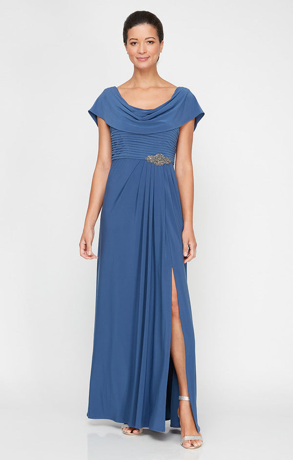 Celeste A-Line Matte Jersey Dress