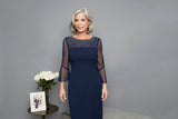 Petite Gabrielle Bell Sleeved Crepe Dress