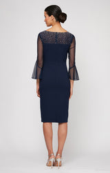 Gabrielle Bell Sleeved Crepe Dress