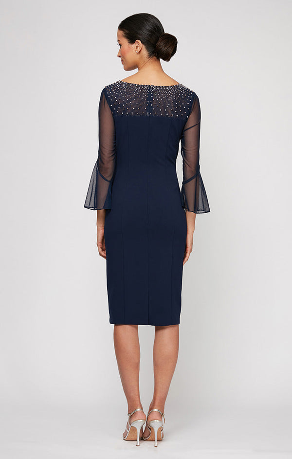 Gabrielle Bell Sleeved Crepe Dress