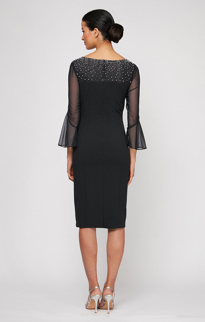 Gabrielle Bell Sleeved Crepe Dress