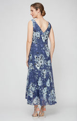 Adriana Floral Chiffon Dress