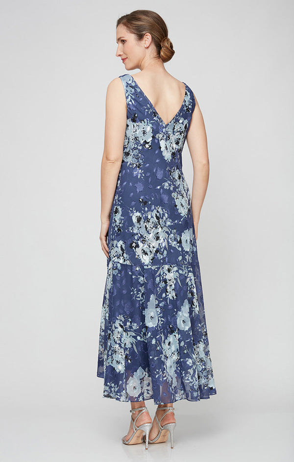 Adriana Floral Chiffon Dress