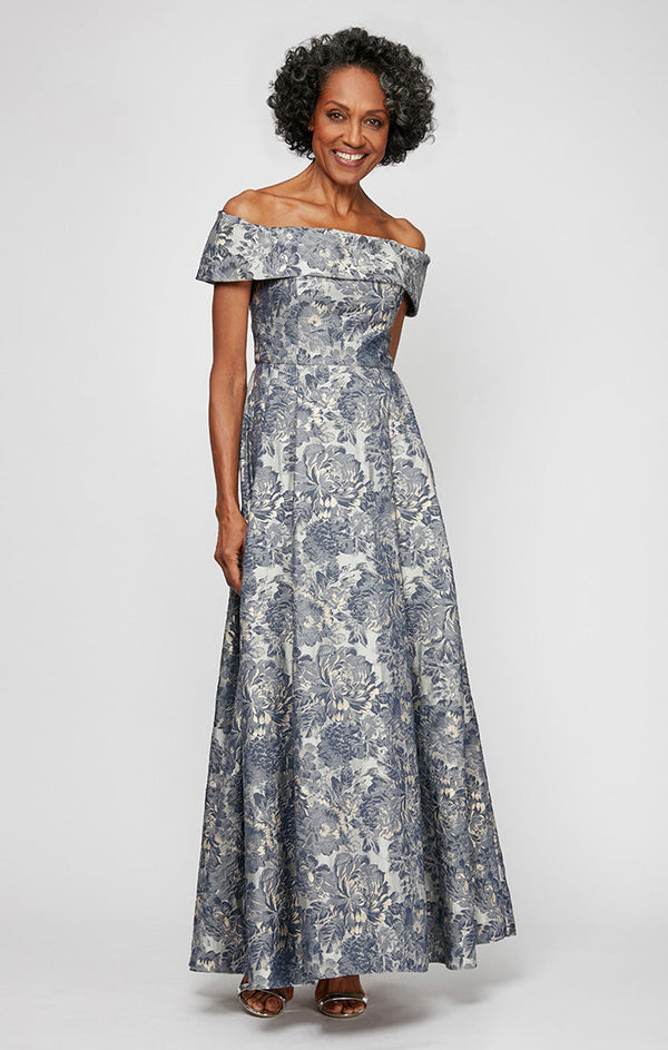 Plus Melanie Off-The-Shoulder Ballgown