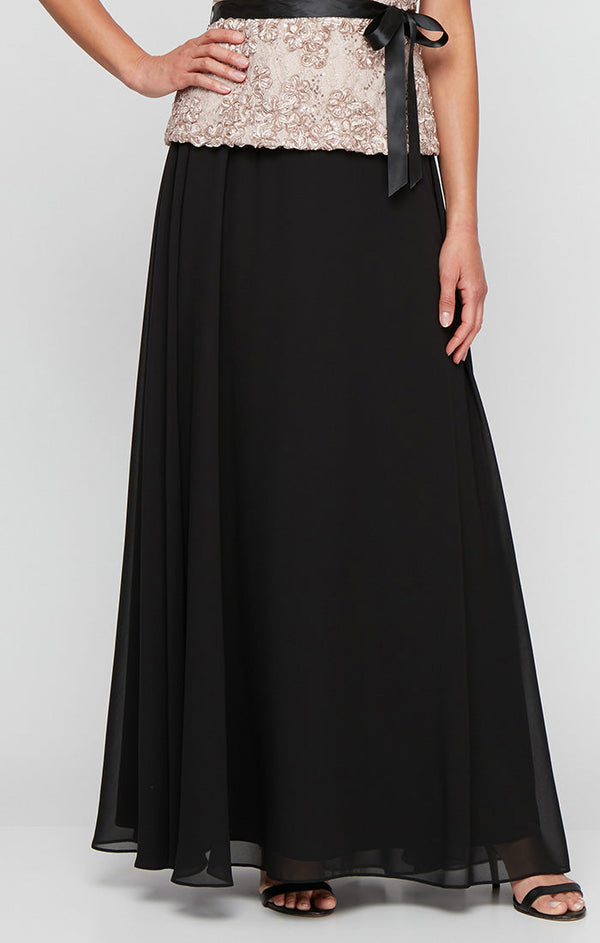 Petite - Long Chiffon Full Skirt