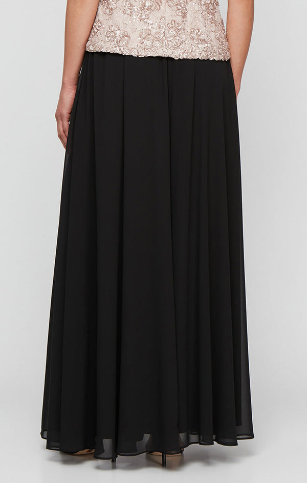 Petite - Long Chiffon Full Skirt
