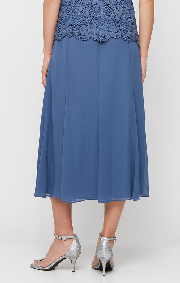 Tea-Length Chiffon Skirt