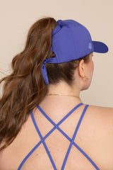 Go with the Bow High Ponytail Cap - Structured