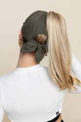 Go with the Bow High Ponytail Cap