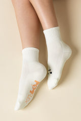 Mixed Emotions Crew Socks - Angry Face