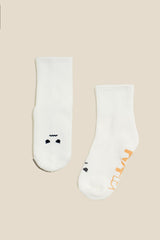 Mixed Emotions Crew Socks - Angry Face