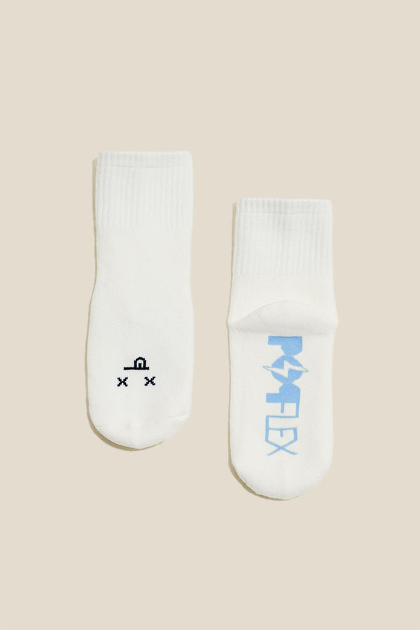 Mixed Emotions Crew Socks - Dead Face