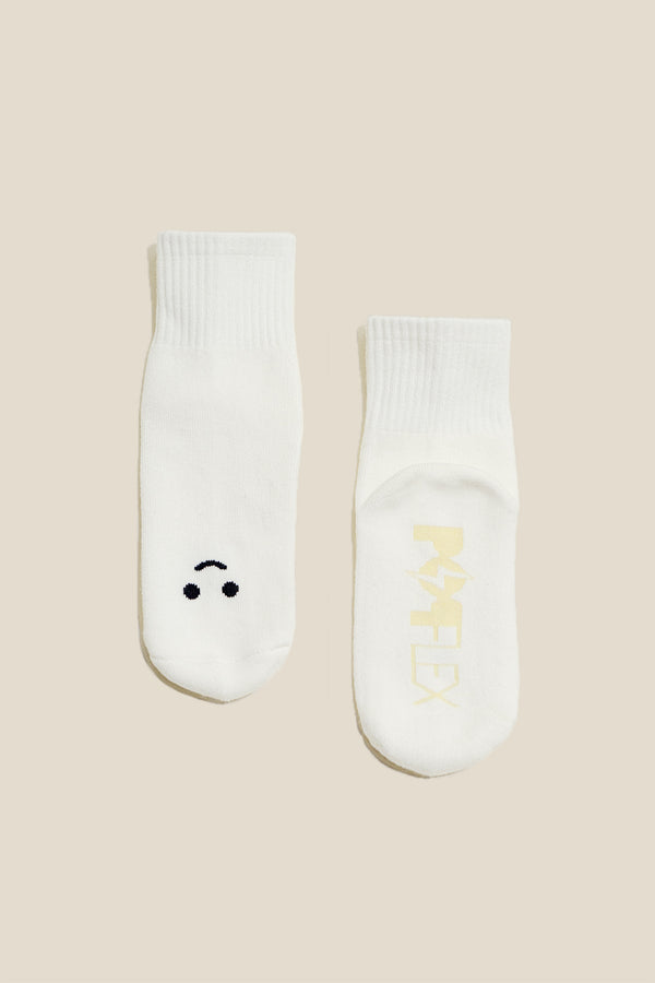 Mixed Emotions Crew Socks - Happy Face