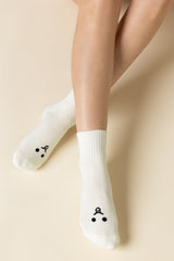 Mixed Emotions Crew Socks - Silly Face
