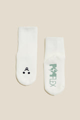 Mixed Emotions Crew Socks - Silly Face