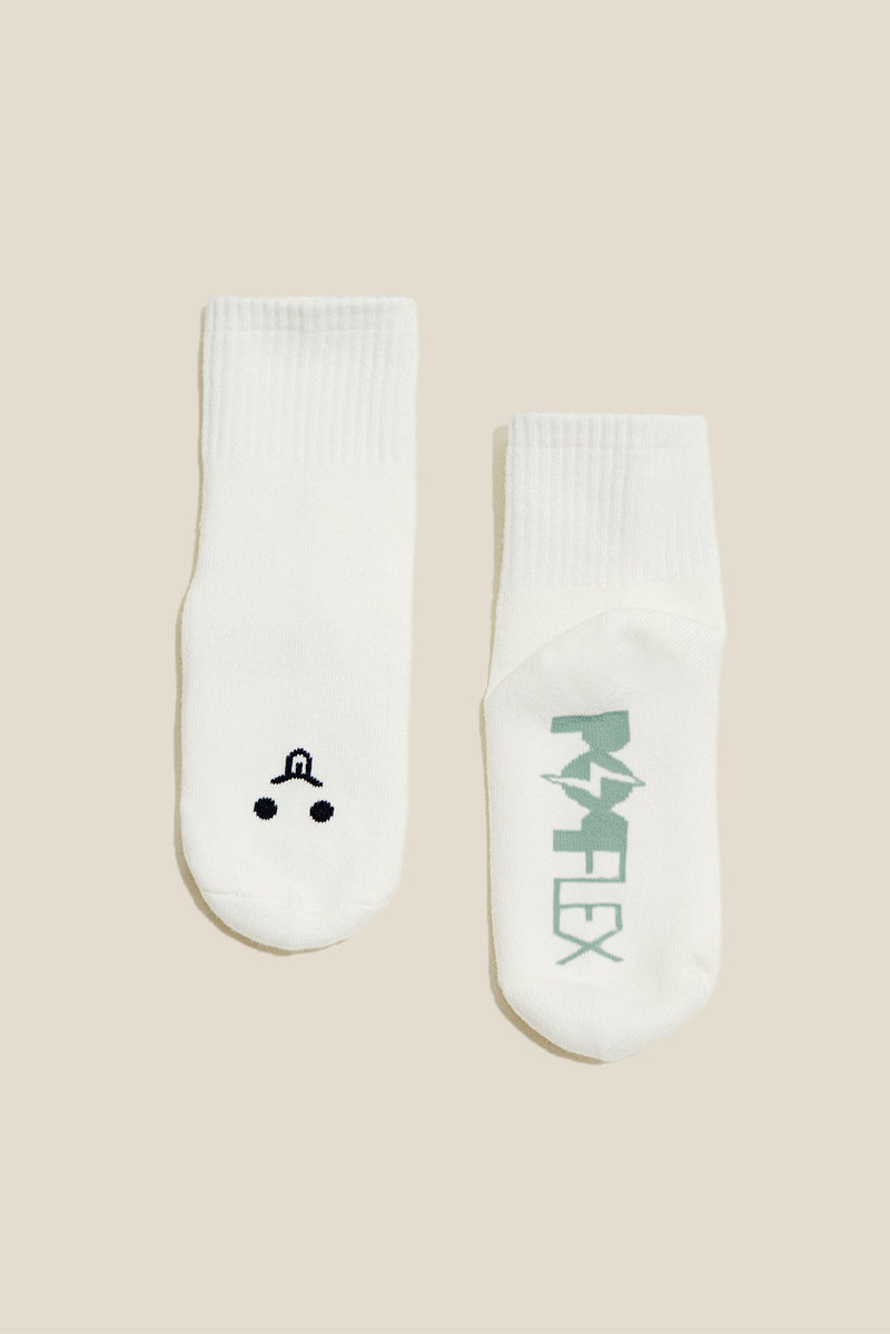 Mixed Emotions Crew Socks - Silly Face