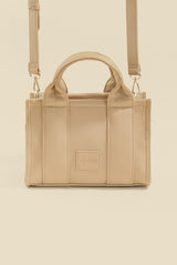 Vegan Leather Baby Sloane Tote - Gilded Beige