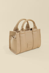 Vegan Leather Baby Sloane Tote - Gilded Beige