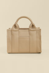 Vegan Leather Baby Sloane Tote - Gilded Beige