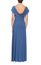 Plus Celeste A-Line Matte Jersey Dress